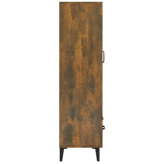 Dulap înalt, stejar fumuriu, 70x31x115 cm, lemn prelucrat - WALTI WALTI