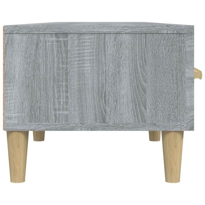 Comodă TV, gri sonoma, 150x34,5x30 cm, lemn compozit - WALTI WALTI