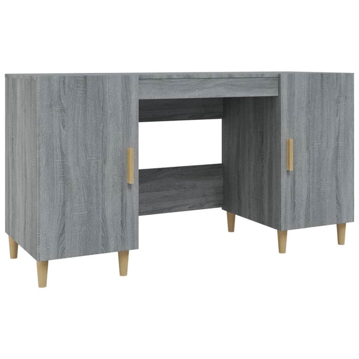 Birou, gri sonoma, 140x50x75 cm, lemn compozit - WALTI WALTI