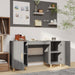 Birou, gri sonoma, 140x50x75 cm, lemn compozit - WALTI WALTI