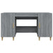 Birou, gri sonoma, 140x50x75 cm, lemn compozit - WALTI WALTI