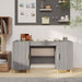 Birou, gri sonoma, 140x50x75 cm, lemn compozit - WALTI WALTI