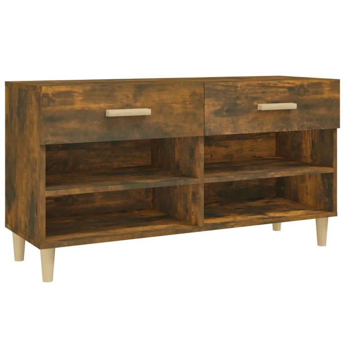Pantofar, stejar fumuriu, 102x35x55 cm, lemn compozit - WALTI WALTI