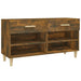 Pantofar, stejar fumuriu, 102x35x55 cm, lemn compozit - WALTI WALTI