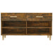 Pantofar, stejar fumuriu, 102x35x55 cm, lemn compozit - WALTI WALTI