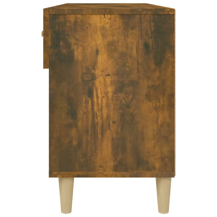 Pantofar, stejar fumuriu, 102x35x55 cm, lemn compozit - WALTI WALTI