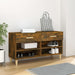 Pantofar, stejar fumuriu, 102x35x55 cm, lemn compozit - WALTI WALTI