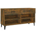 Pantofar, stejar fumuriu, 102x35x55 cm, lemn compozit - WALTI WALTI