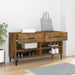 Pantofar, stejar fumuriu, 102x35x55 cm, lemn compozit - WALTI WALTI