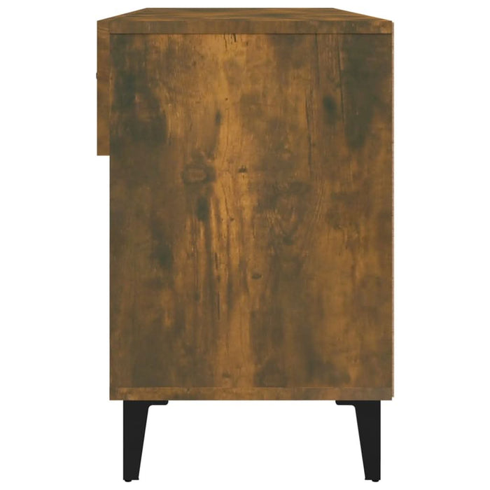 Pantofar, stejar fumuriu, 102x35x55 cm, lemn compozit - WALTI WALTI