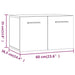 Dulap de perete, stejar fumuriu, 60x36,5x35 cm, lemn prelucrat - WALTI WALTI