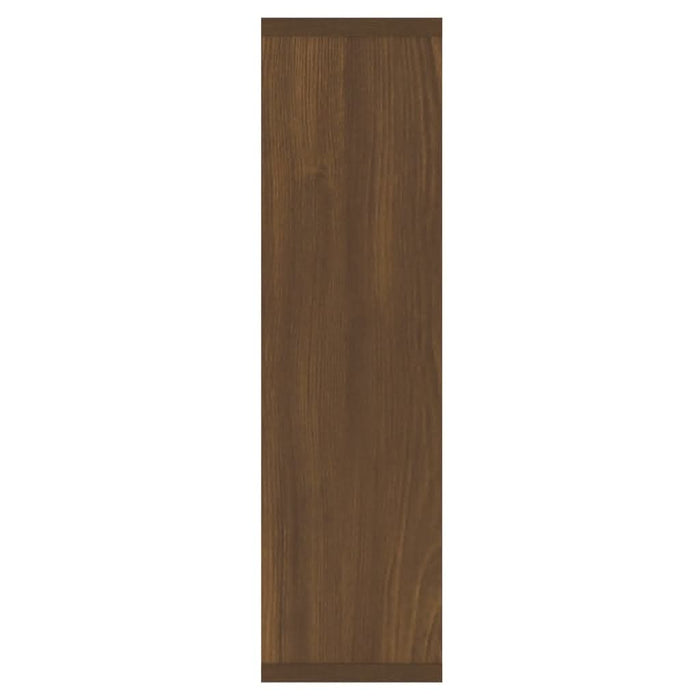 Dulap cu oglindă și LED, stejar maro, 76x15x55 cm - WALTI WALTI