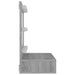 Dulap cu oglindă și LED, gri sonoma, 60x31,5x62 cm - WALTI WALTI
