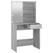 Masă de toaletă cu LED, gri sonoma, 74,5x40x141 cm - WALTI WALTI