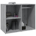 Dulap de dressing, gri sonoma, 80x40x65 cm, lemn prelucrat - WALTI WALTI