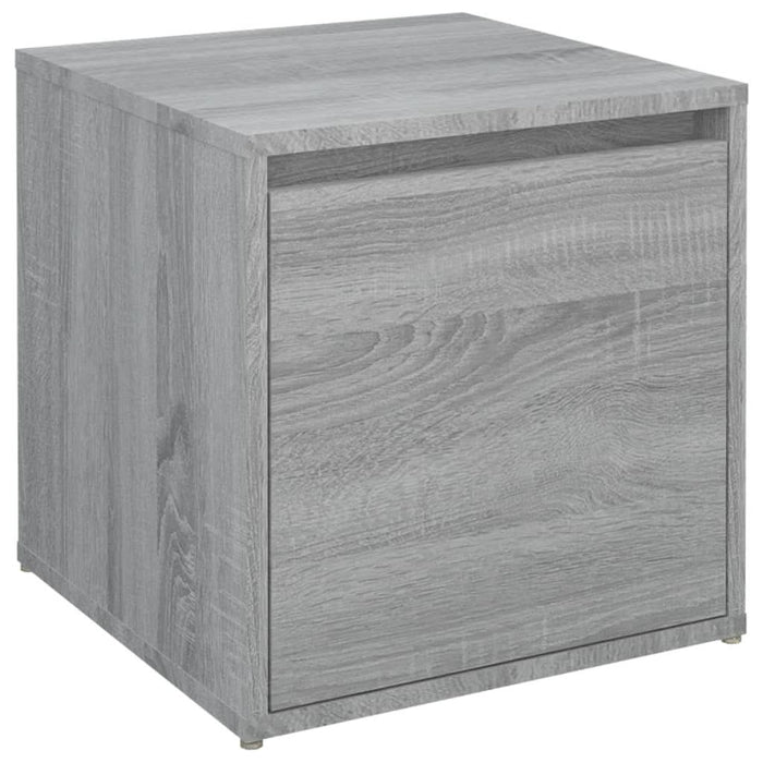 Cutie cu sertar, gri sonoma, 40,5x40x40 cm, lemn compozit - WALTI WALTI