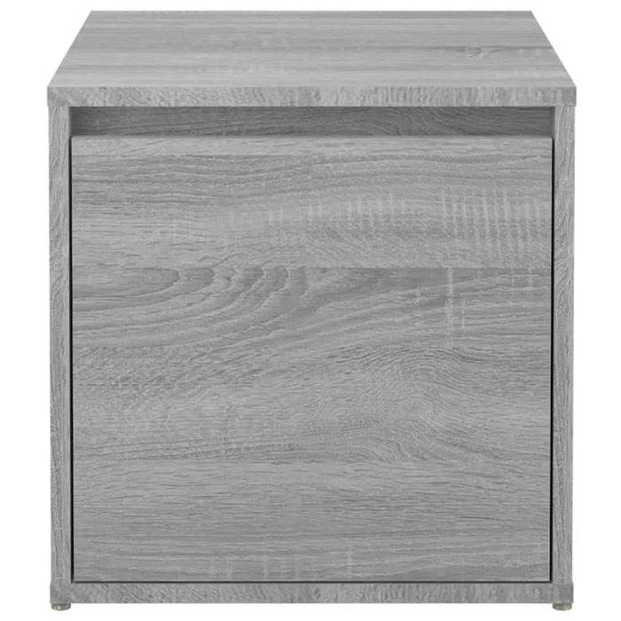 Cutie cu sertar, gri sonoma, 40,5x40x40 cm, lemn compozit - WALTI WALTI