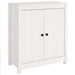 Servante, 2 buc., alb, 70x35x80 cm, lemn masiv de pin - WALTI WALTI