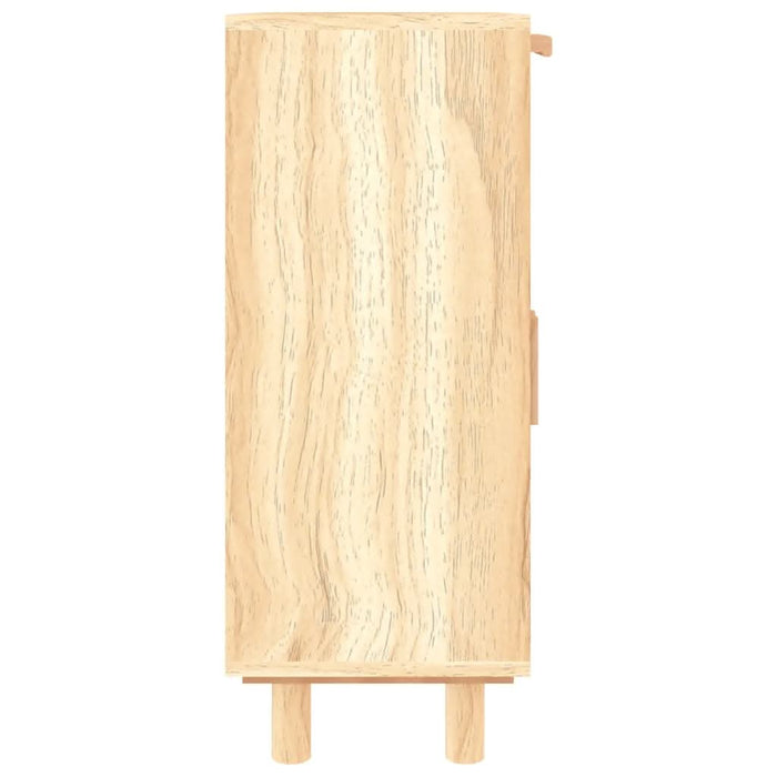 Servantă, maro, 60x30x75 cm, lemn masiv pin și ratan natural - WALTI WALTI
