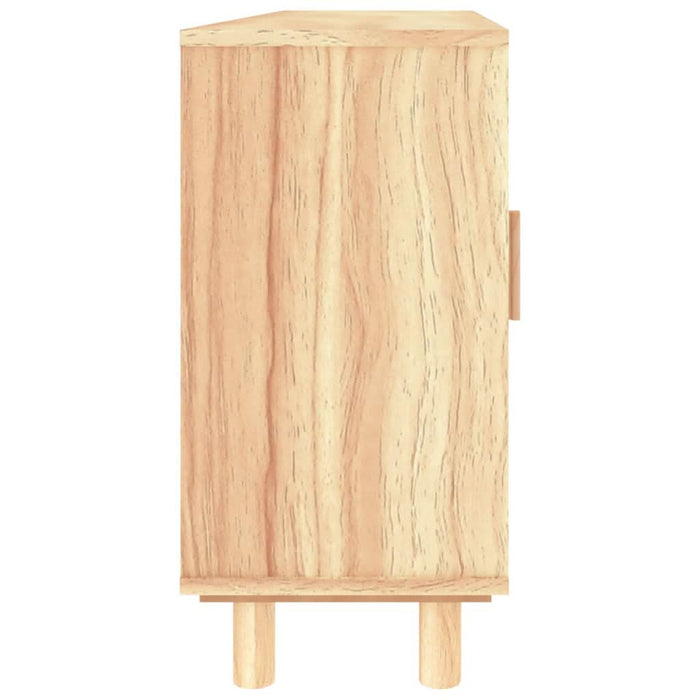Servantă, maro, 105x30x60 cm, lemn masiv pin și ratan natural - WALTI WALTI