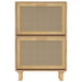 Pantofar, maro, 52x25x80 cm, lemn prelucrat și ratan natural - WALTI WALTI