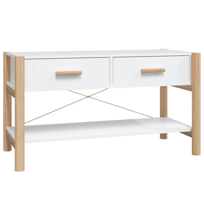 Comodă TV, alb, 82x38x45 cm, lemn prelucrat - WALTI WALTI