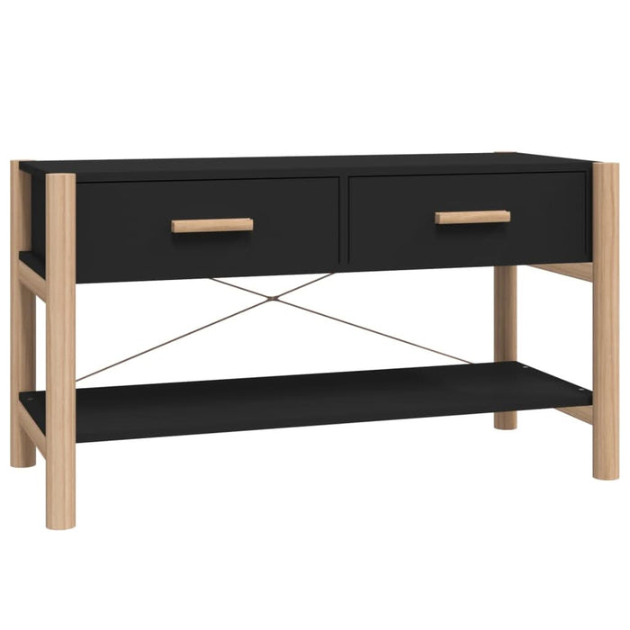 Comodă TV, negru, 82x38x45 cm, lemn prelucrat - WALTI WALTI