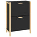 Pantofar, negru, 57,5x33x80 cm, lemn prelucrat - WALTI WALTI