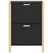 Pantofar, negru, 57,5x33x80 cm, lemn prelucrat - WALTI WALTI