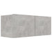 Set dulapuri TV, 7 piese, gri beton, lemn prelucrat - WALTI WALTI