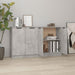 Servante, 2 piese, gri beton, 60x30x70 cm, lemn prelucrat - WALTI WALTI