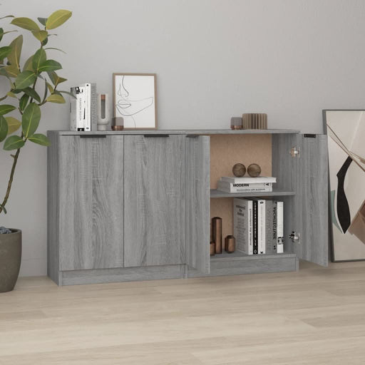 Servante, 2 piese, sonoma gri, 60x30x70 cm, lemn prelucrat - WALTI WALTI