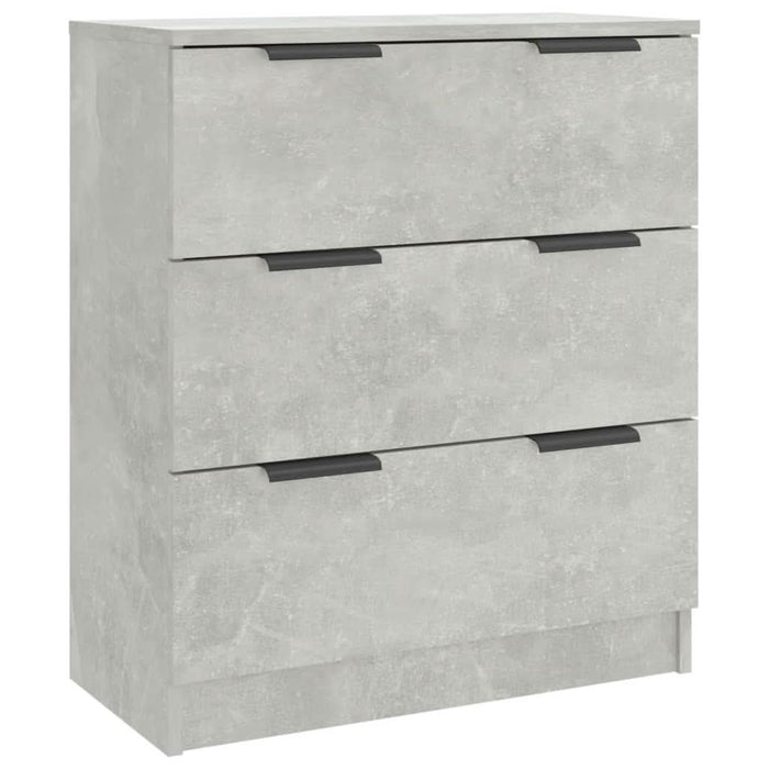 Servante, 3 piese, gri beton, lemn prelucrat - WALTI WALTI