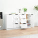 Servante, 2 buc., alb, 60x30x70 cm, lemn prelucrat - WALTI WALTI