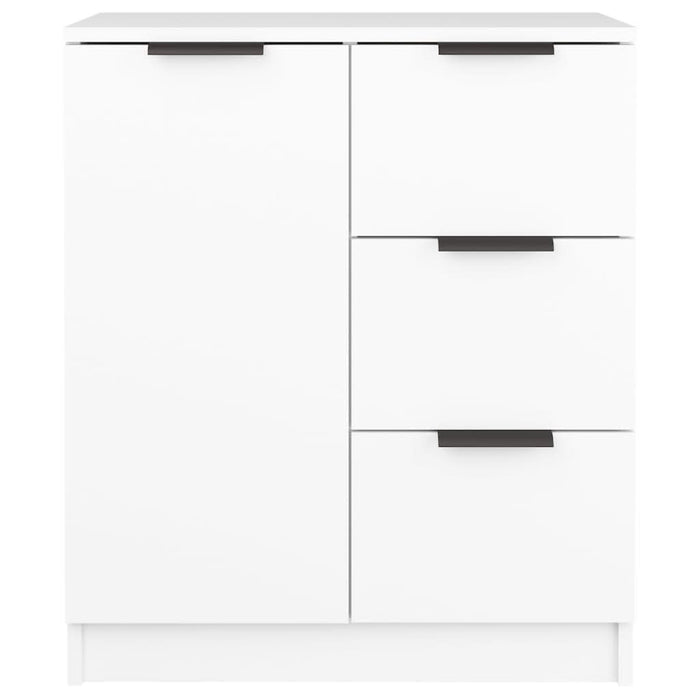 Servante, 2 buc., alb, 60x30x70 cm, lemn prelucrat - WALTI WALTI