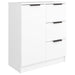 Servante, 2 buc., alb, 60x30x70 cm, lemn prelucrat - WALTI WALTI