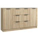 Servante, 2 buc., stejar sonoma, 60x30x70 cm, lemn prelucrat - WALTI WALTI