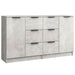 Servante, 2 buc., gri beton, 60x30x70 cm, lemn prelucrat - WALTI WALTI
