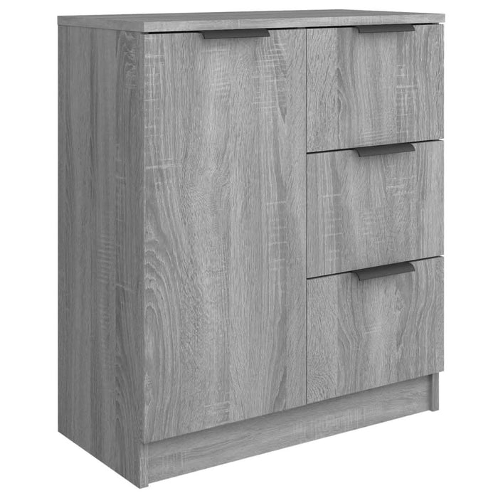 Servante, 2 buc., gri sonoma, 60x30x70 cm, lemn prelucrat - WALTI WALTI