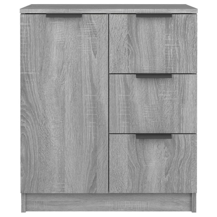 Servante, 2 buc., gri sonoma, 60x30x70 cm, lemn prelucrat - WALTI WALTI