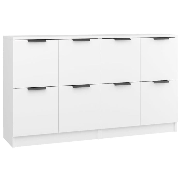 Servante, 2 piese, alb, 60x30x70 cm, lemn prelucrat - WALTI WALTI