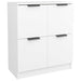 Servante, 2 piese, alb, 60x30x70 cm, lemn prelucrat - WALTI WALTI