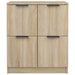 Servante, 2 piese, stejar sonoma, 60x30x70 cm, lemn prelucrat - WALTI WALTI