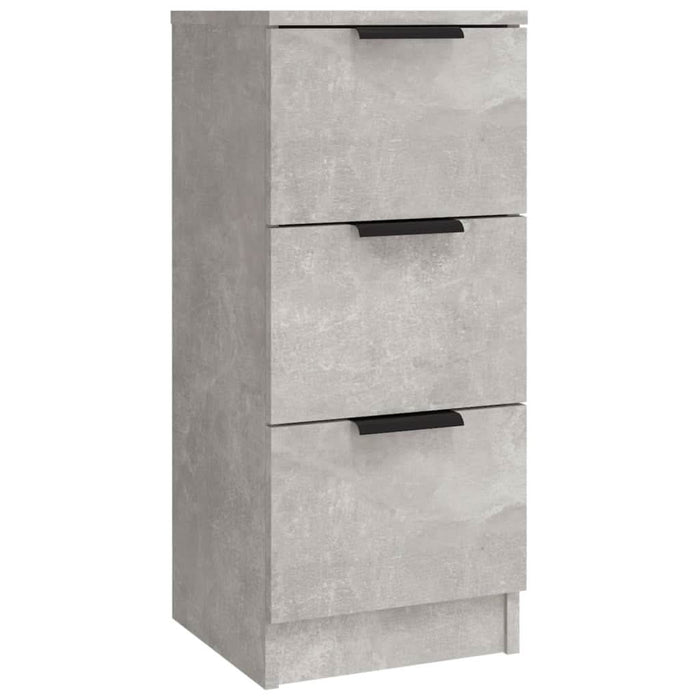 Servante, 3 piese, gri beton, lemn prelucrat - WALTI WALTI