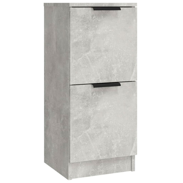 Servante, 3 piese, gri beton, lemn prelucrat - WALTI WALTI