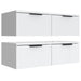 Dulapuri de perete, 2 buc., alb, 68x30x20 cm, lemn prelucrat - WALTI WALTI