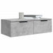 Dulapuri perete, 2 buc., gri beton, 68x30x20 cm, lemn prelucrat - WALTI WALTI