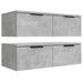 Dulapuri perete, 2 buc., gri beton, 68x30x20 cm, lemn prelucrat - WALTI WALTI