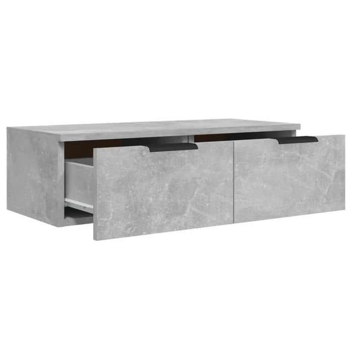 Dulapuri perete, 2 buc., gri beton, 68x30x20 cm, lemn prelucrat - WALTI WALTI