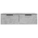 Dulapuri perete, 2 buc., gri beton, 68x30x20 cm, lemn prelucrat - WALTI WALTI